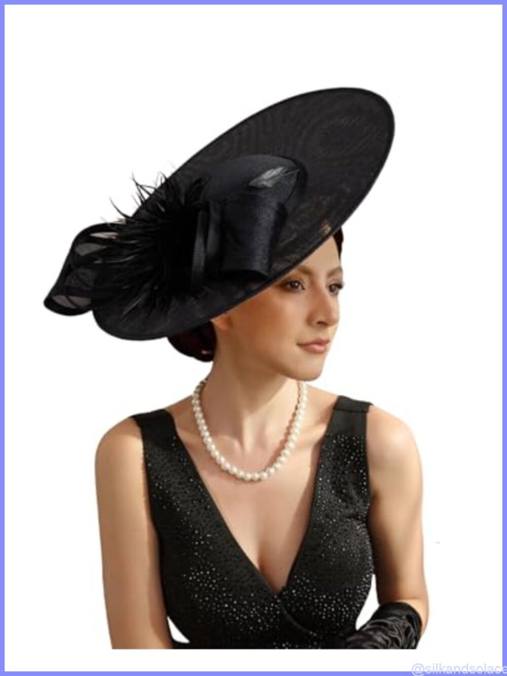 Elegant Flower Mesh Feathers Fascinator Headband Derby Wedding Cocktail Party